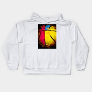 basketball art print swoosh vs 49-Takumipark basketball artwork Kids Hoodie